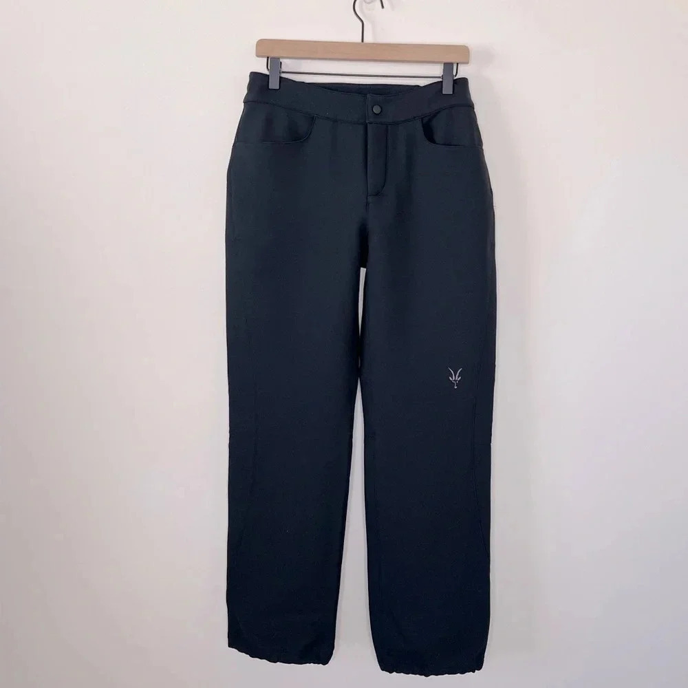 Ibex Climawool Lite Wool Pants Womens 10 Merino Soft Shell Hiking Snow Ski